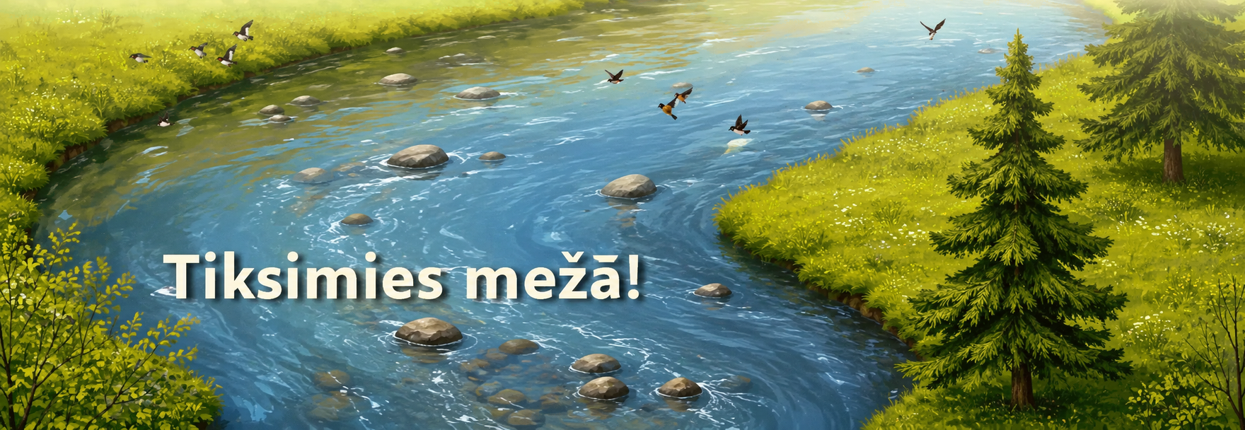 Tiksimies mežā!